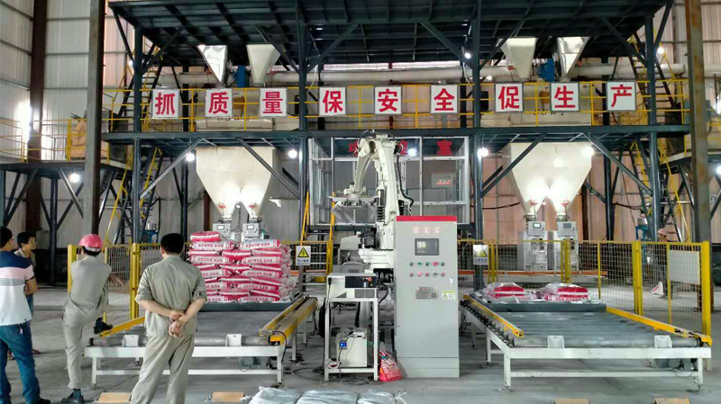 干粉砂浆生产线工艺流程和设备配置